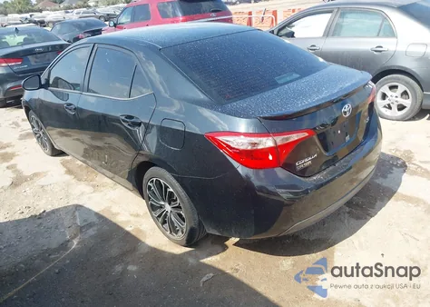 2015 Toyota Corolla S Plus из США, поврежденный, VIN 5YFBURHE9FP264348